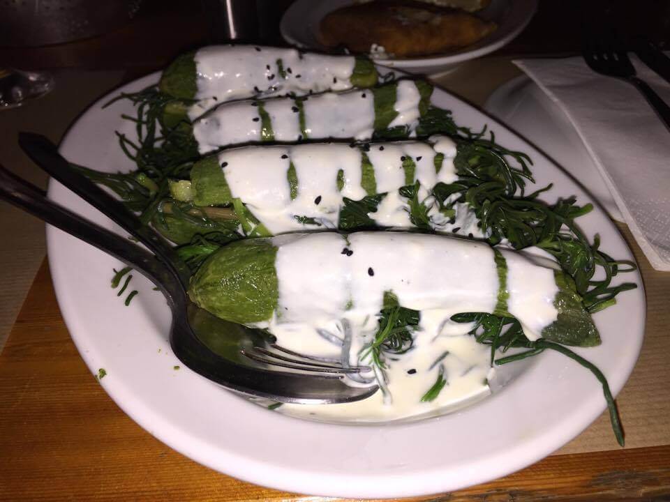 Αλμύρα με κολοκυθάκια στο Αποστακτήριο στη Νέα Ερυθραία