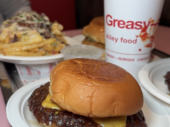 Greasy Wagyu Smash στο Greasy Spoon Αθήνα